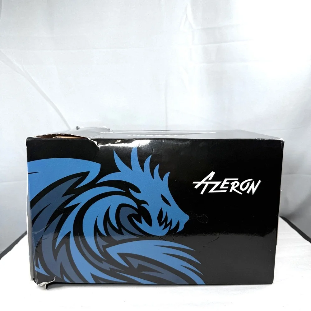 Azeron Cyborg PC Gaming Keypad Mappable Keys Blue/Black / New Open Box